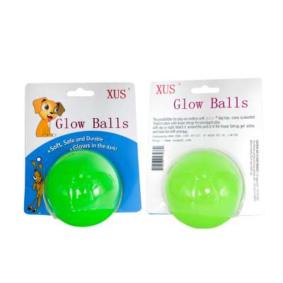 Interactive Pet Jump Ball Glow in The Dark Ball Tooth Cleaning Molar PVC Ball