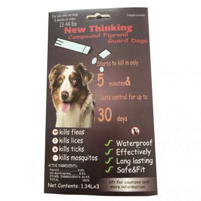 Anti-parasitic fipronil drops for medium dogs kill ticks fleas pests